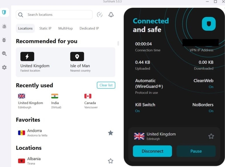 Surfshark电脑版防火墙例外添加步骤