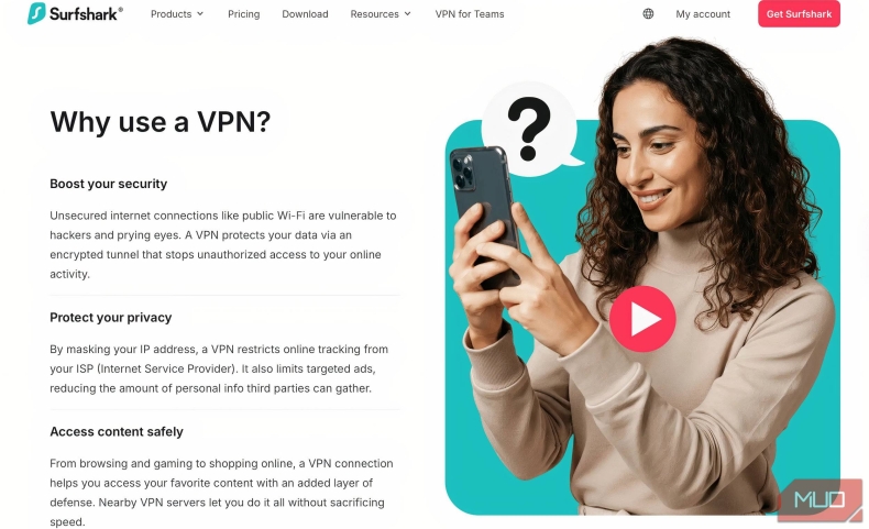 Surfshark电脑版Nature：零付费墙