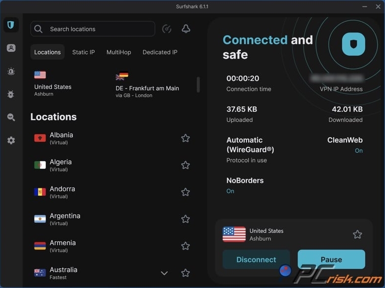 Surfshark VPN种子下载匿名性保障措施