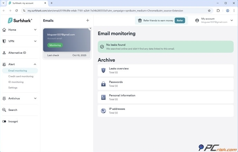 Surfshark电脑版多用户配置文件隔离管理