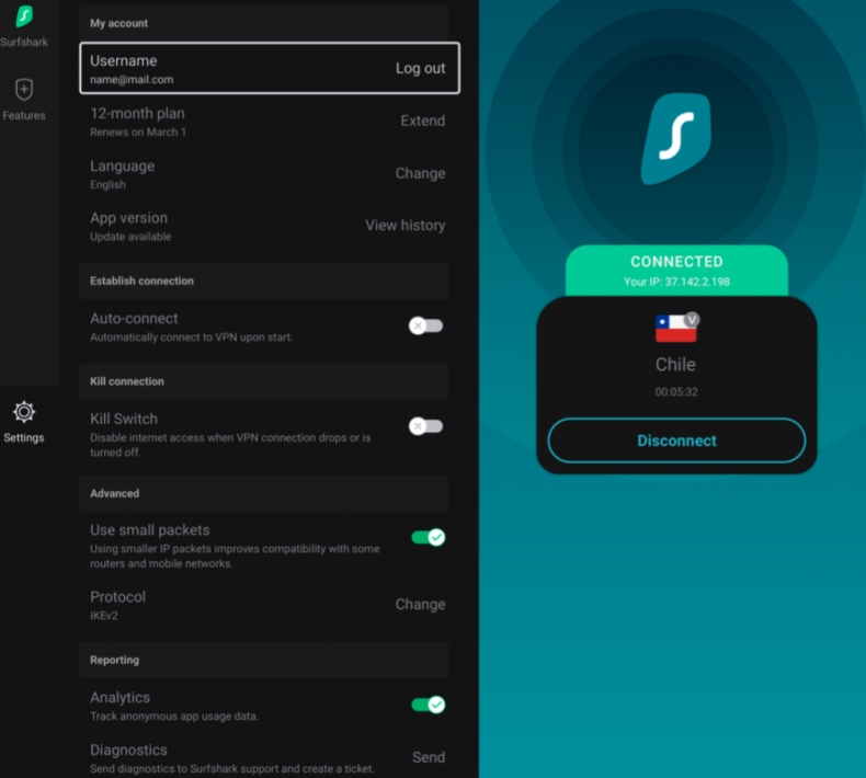 Surfshark电脑版游戏模式降低CPU占用设置