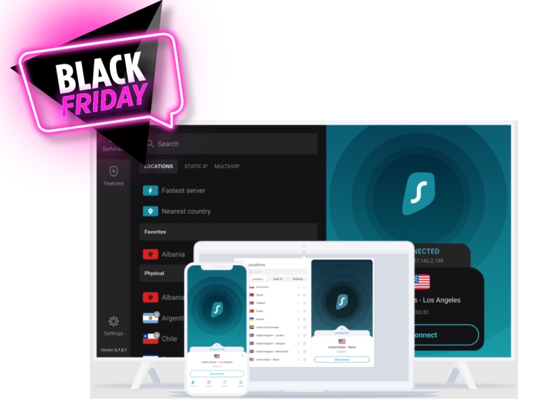 Surfshark VPN split tunneling分流功能使用教程