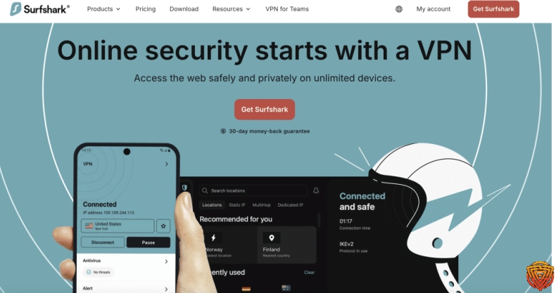 Surfshark电脑版最小化到系统托盘后台运行