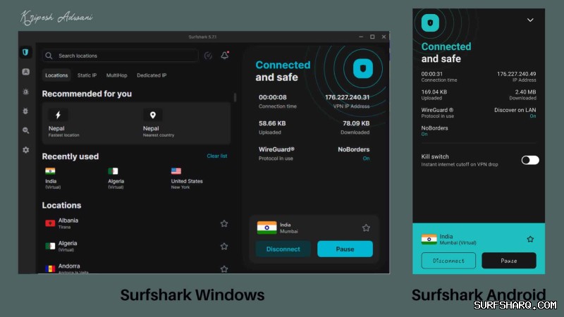 Surfshark VPN P2P下载专用服务器推荐